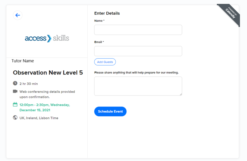 How to use Calendly - our online booking system Online booking system